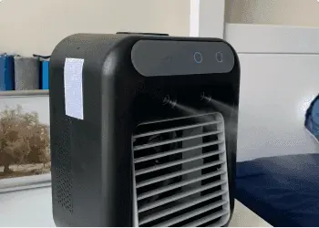 Glacier Breeze customer review – smart cooler on windowsill